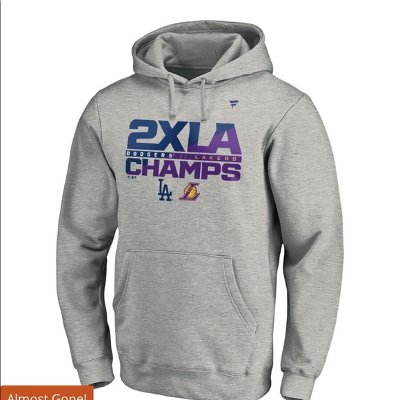 LA 2020 Dual Champions Pullover Hoodie - Picture 3 of 9
